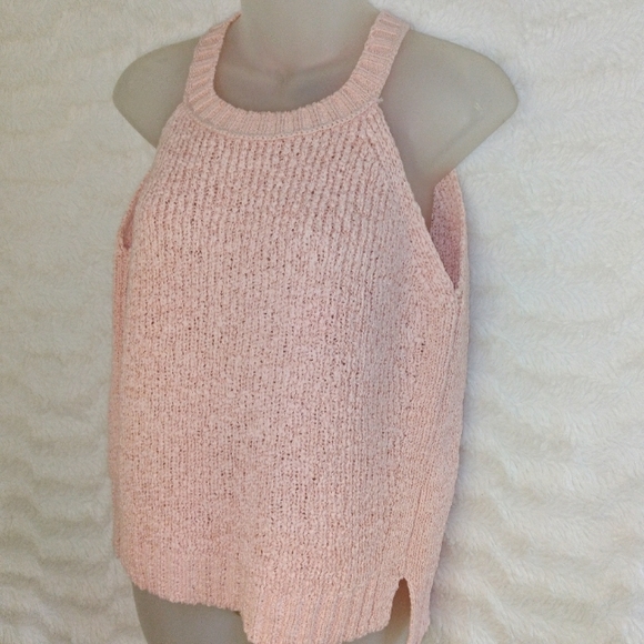 J. Crew Tops - J CREW Knit Tank Top Sz S Pink Neutral 🌼 sleeveless Sweater